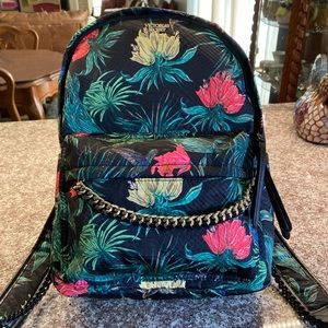 Brand new Victoria’s Secret black floral backpack